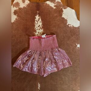Queen of Sparkle high rise pink shorts 
size XS
No flaws!​